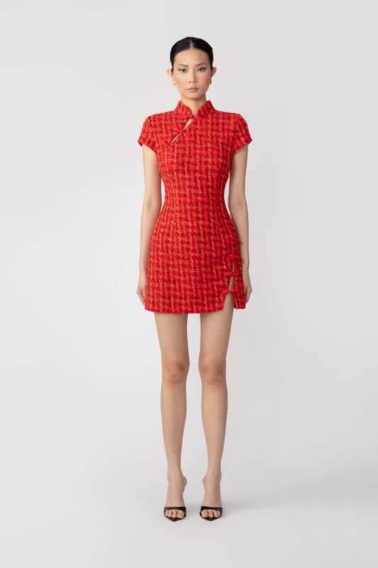 Iris Tweed Dress